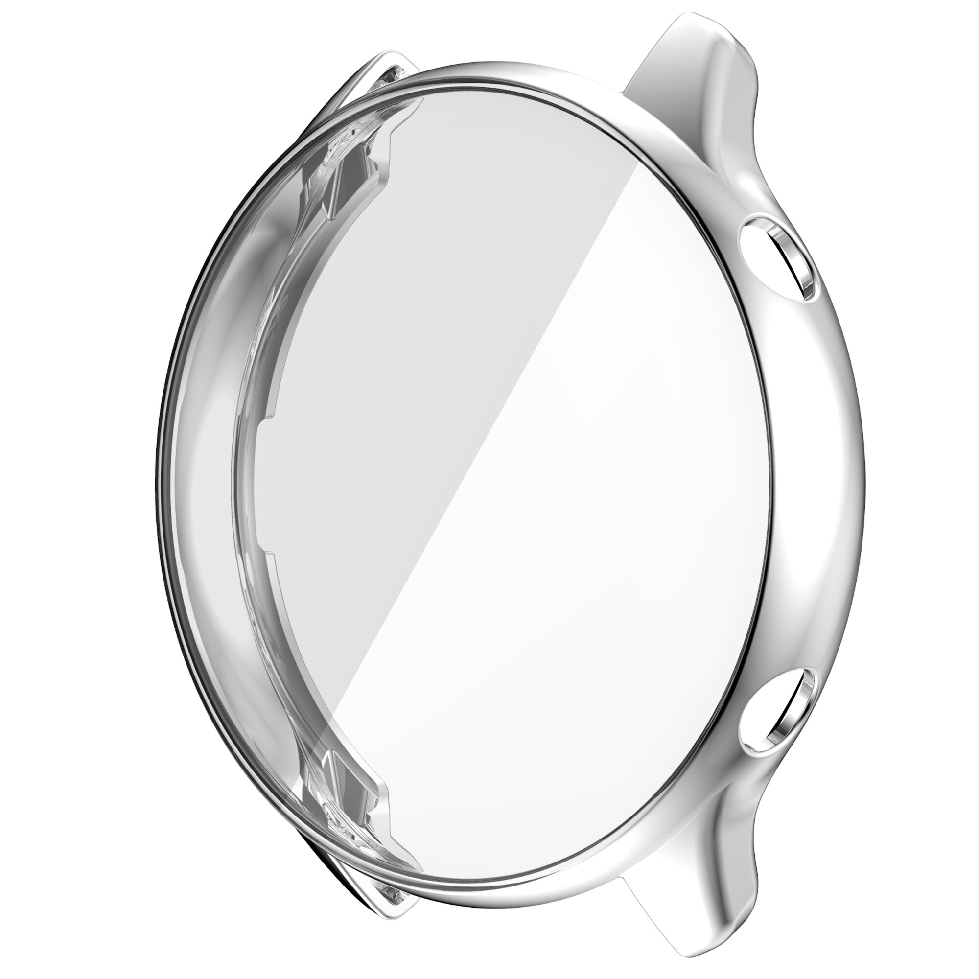 Funda protectora para Amazfit GTR 2, carcasa protectora de pantalla completa, marco de TPU suave para Xiaomi Huami Amazfit GTR2, parachoques para reloj: Silver