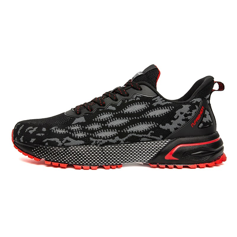 Man golfskor dubbar golf sneakers för män tränare friidrott sport sneakers för golf träning turf walking skor: Röd / 11