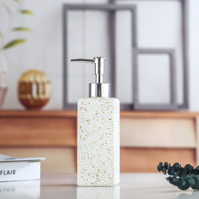 Álcool em gel para sabonete das mãos, recipiente de armazenamento para sabonete líquido, shampoo e loção, 1 peça: Branco