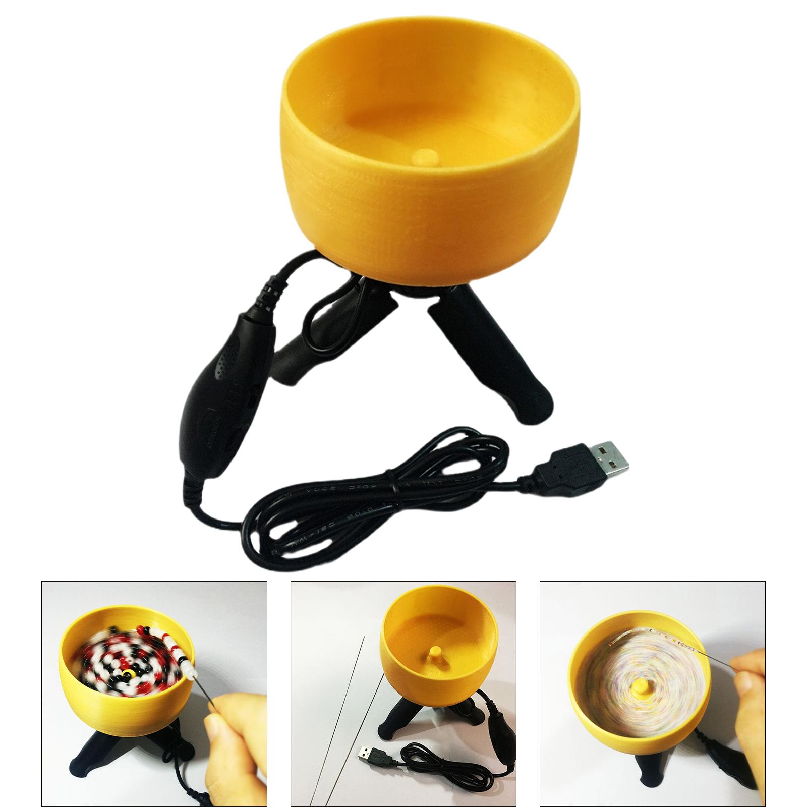 Elektrische Kraal Spinner Usb Draaien Vooruit Of Achteruit, spin Kralen Kom Loader Voor Ambachten Seed Bead Diy Sieraden Maken Kettingen