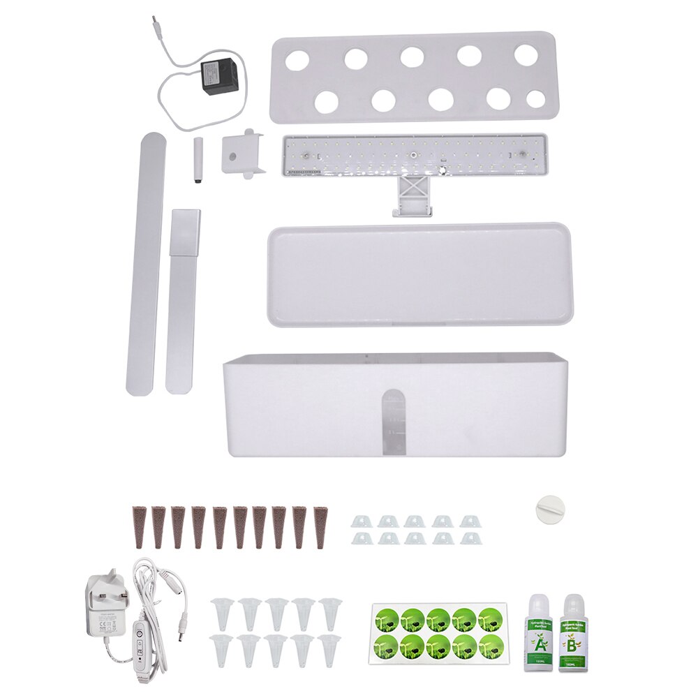 Hydroponics Growing System With Adjustable LED Kit For Garden Planter Kitchen Smart Herb Grow Germination System Flowerpot