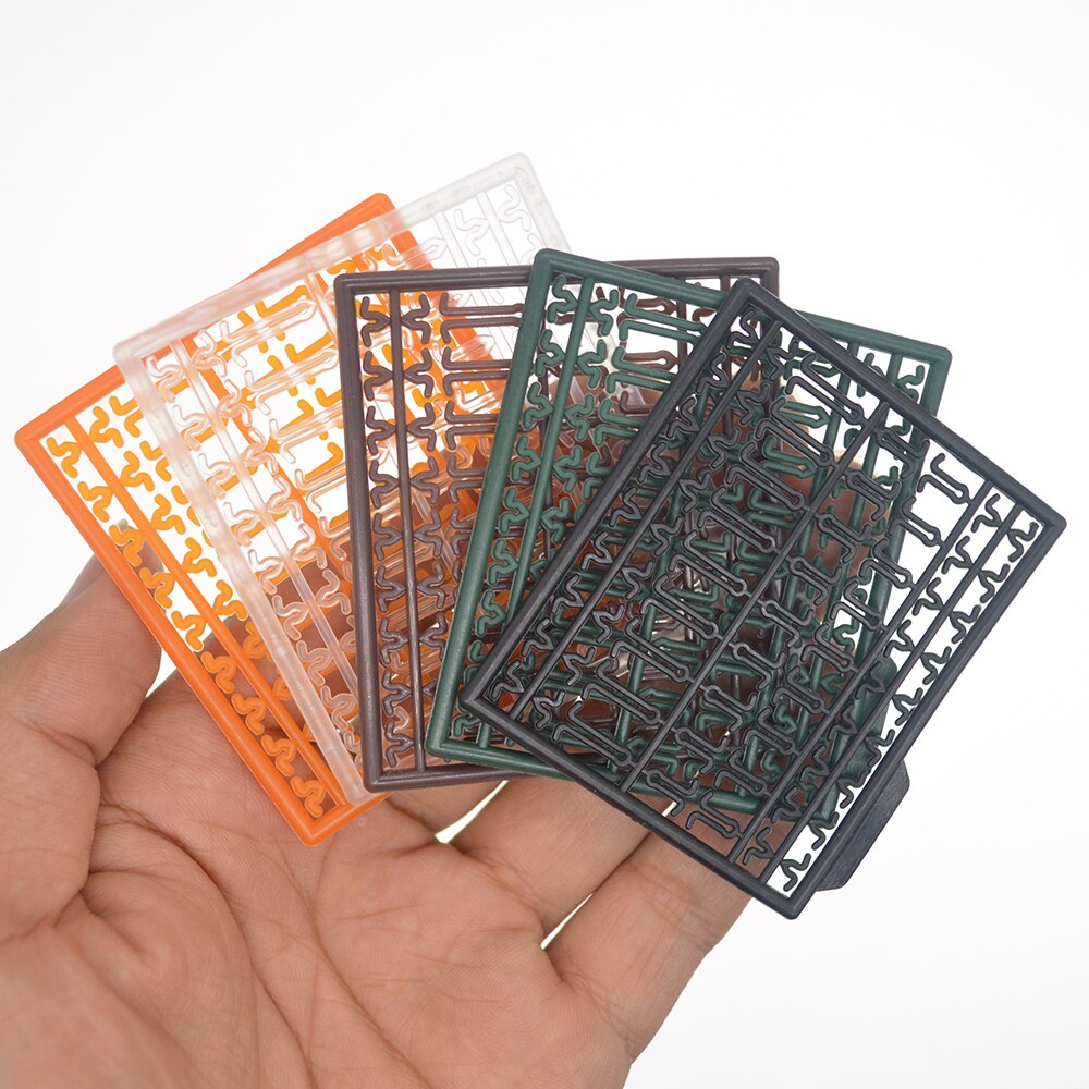 Tapón de pesca de carpa, aparejo de pelo extensor de cebo, accesorios de pesca de carpa, 10 piezas, negro, verde, marrón, naranja claro