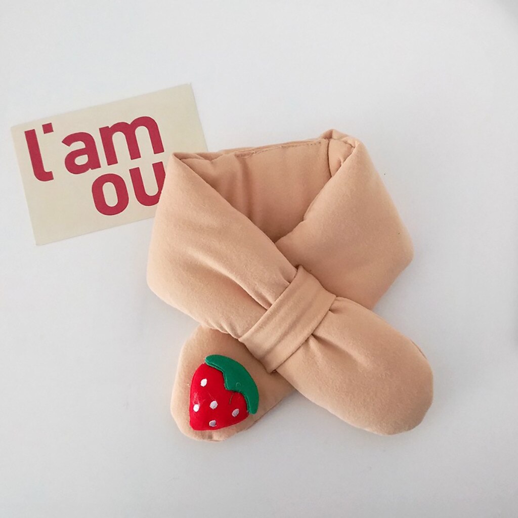 Invierno Cruz unisex bufanda cuello de algodón exterior bufanda cálida para niños hermosa y encantadora ocio piel suave