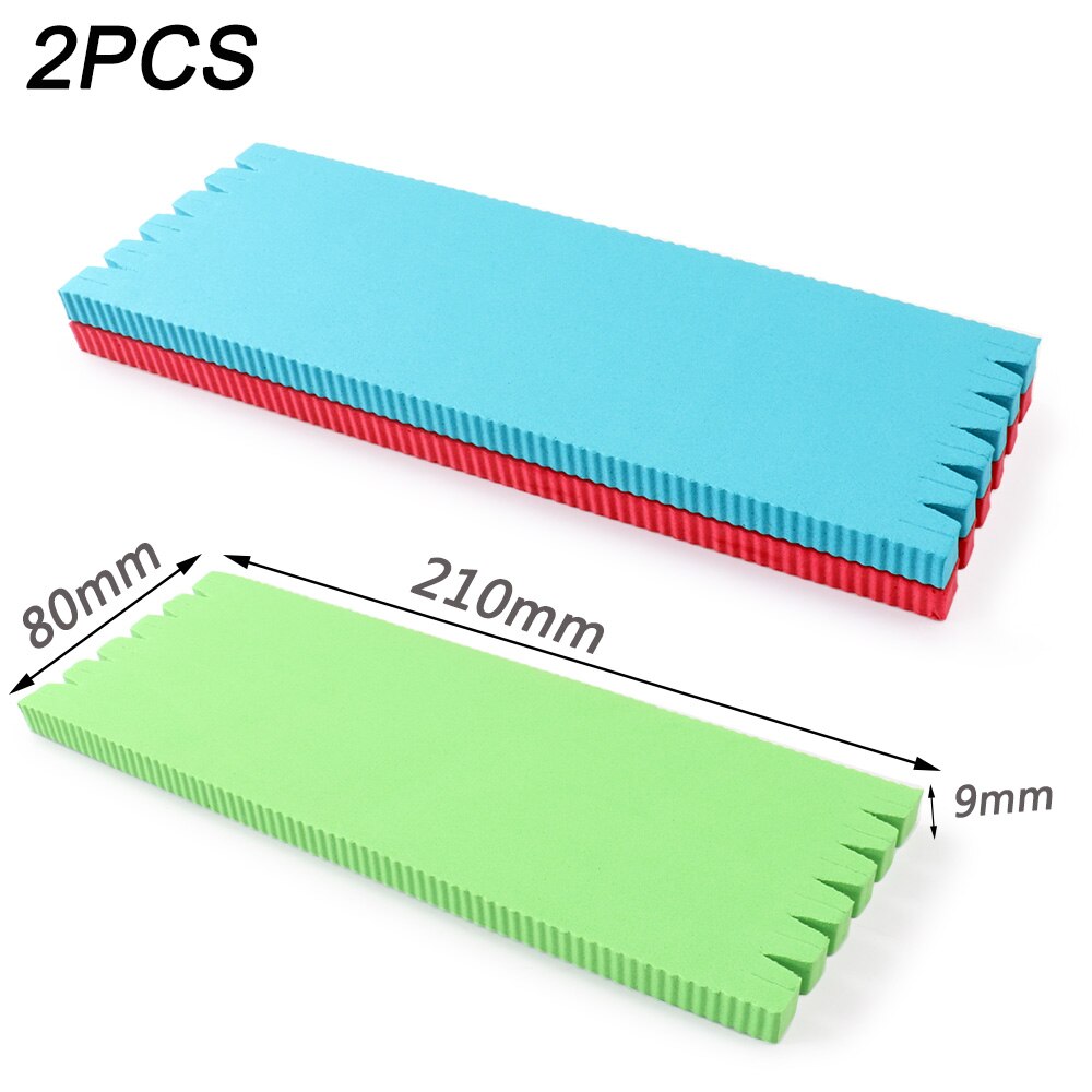 Tabla de bobinado de espuma EVA de 8cm-21cm, placa de sedal de Pesca, 10/5/3/2 Uds., almacenamiento de anzuelos, soporte para envoltura de alambre, herramienta de aparejos, accesorios de Pesca: Azul