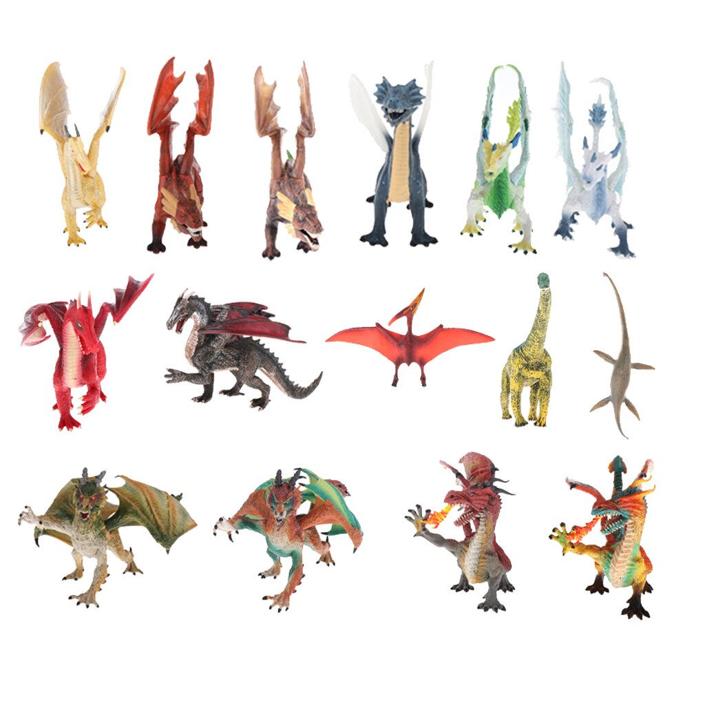 Plastic Educational Learn Animals Models Toys Dragon Action Figure Model