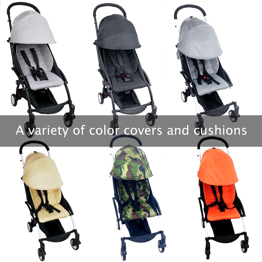 Capota de cochecito y colchón de 175 grados para Babyzen Yoyo Yoya Babytime con cremallera trasera, accesorios de cochecito de bebé