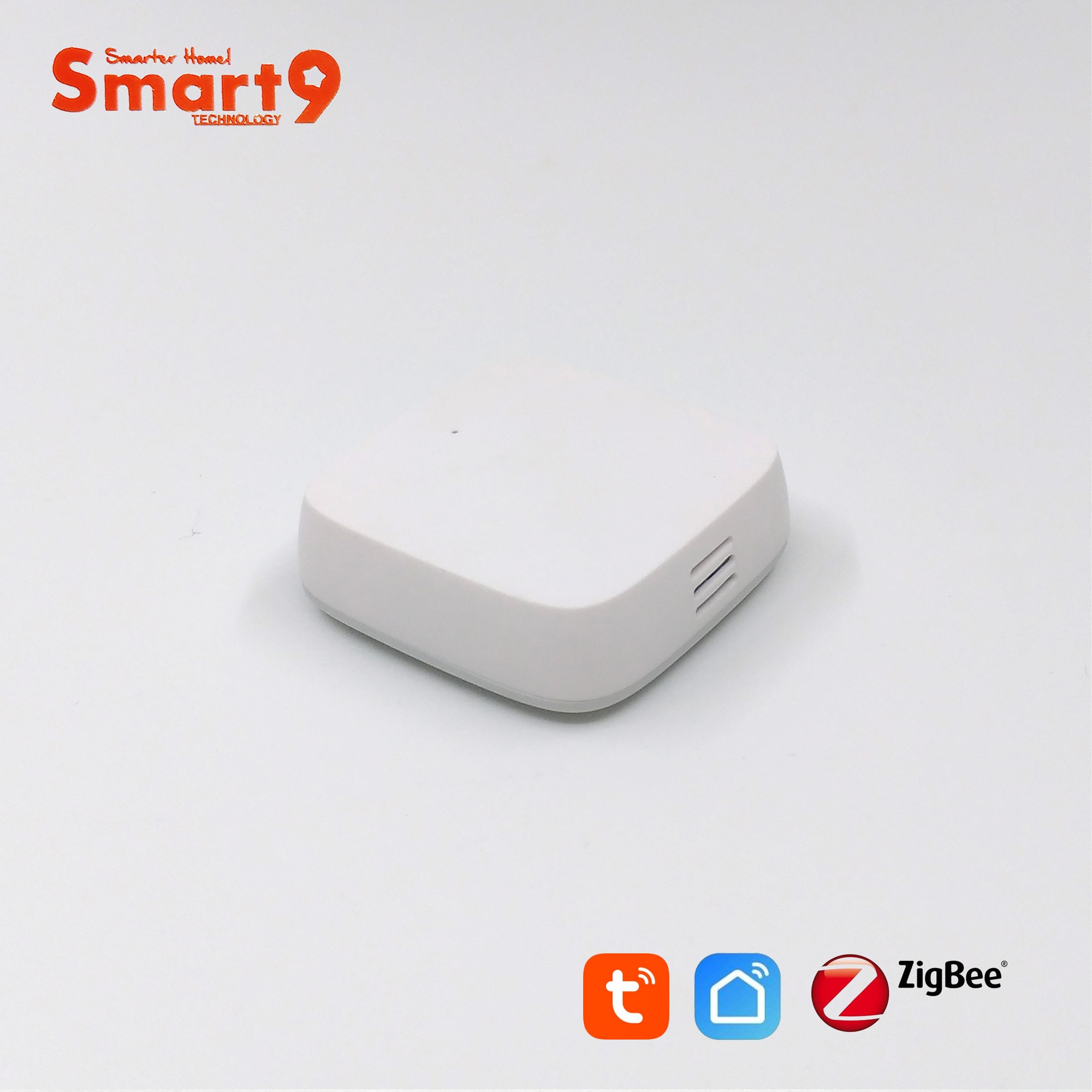 Smart9 ZigBee Sensor de temperatura y humedad que funciona con TuYa ZigBee Hub, Smart Life App Control remoto alimentado por TuYa