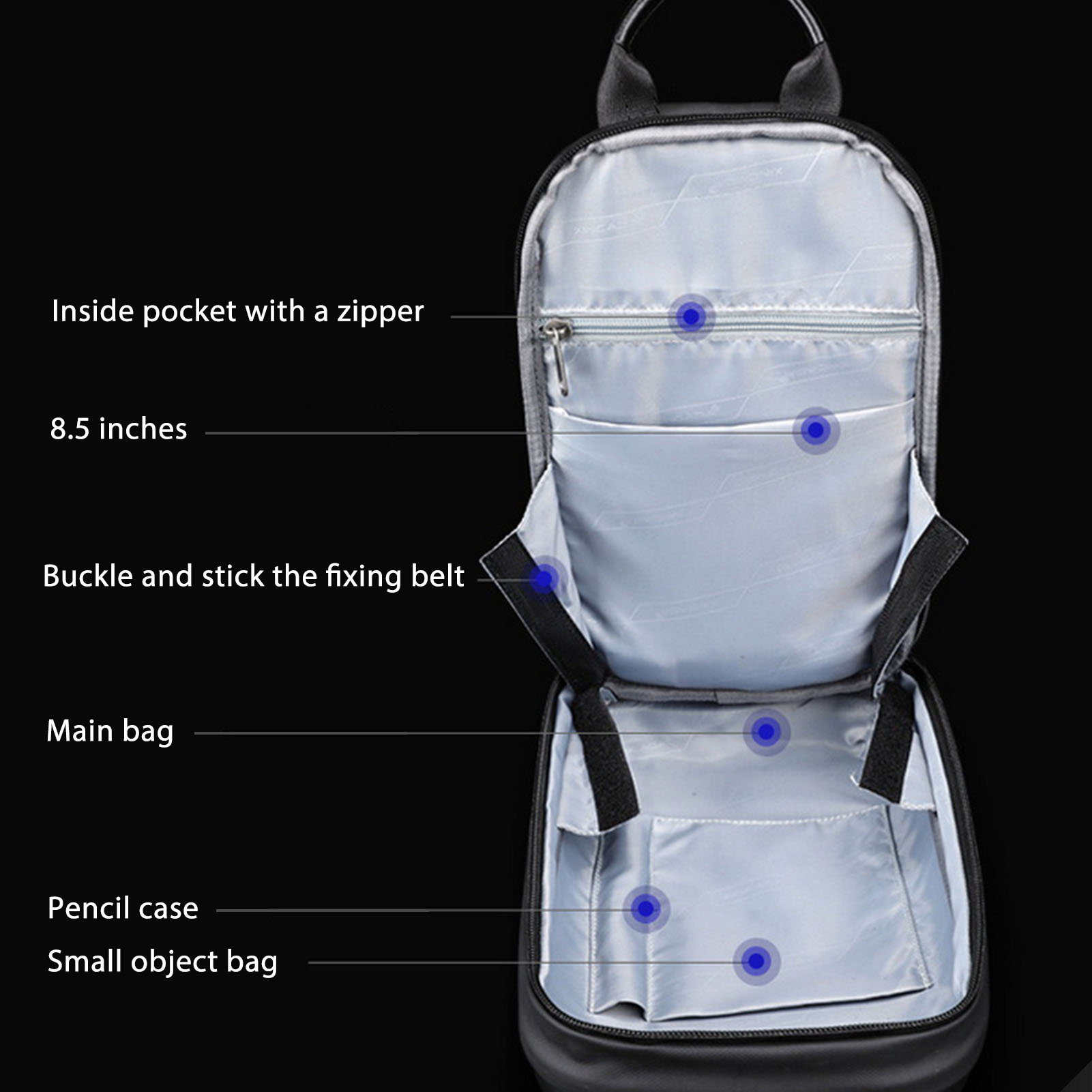 Multi-functional Men's Crossbody Shoulder Bag Waterproof Messengers Chest Bag Casual Adjustable Strap Handbags