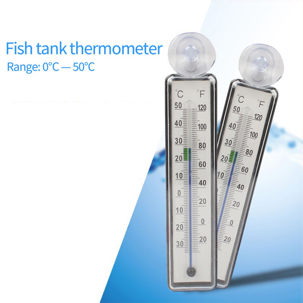 Aquarium Fish Tank Thermometer Glas Meter Water Temperatuurmeter Aquarium Glas Temperatuurmeter Meter Zuignap