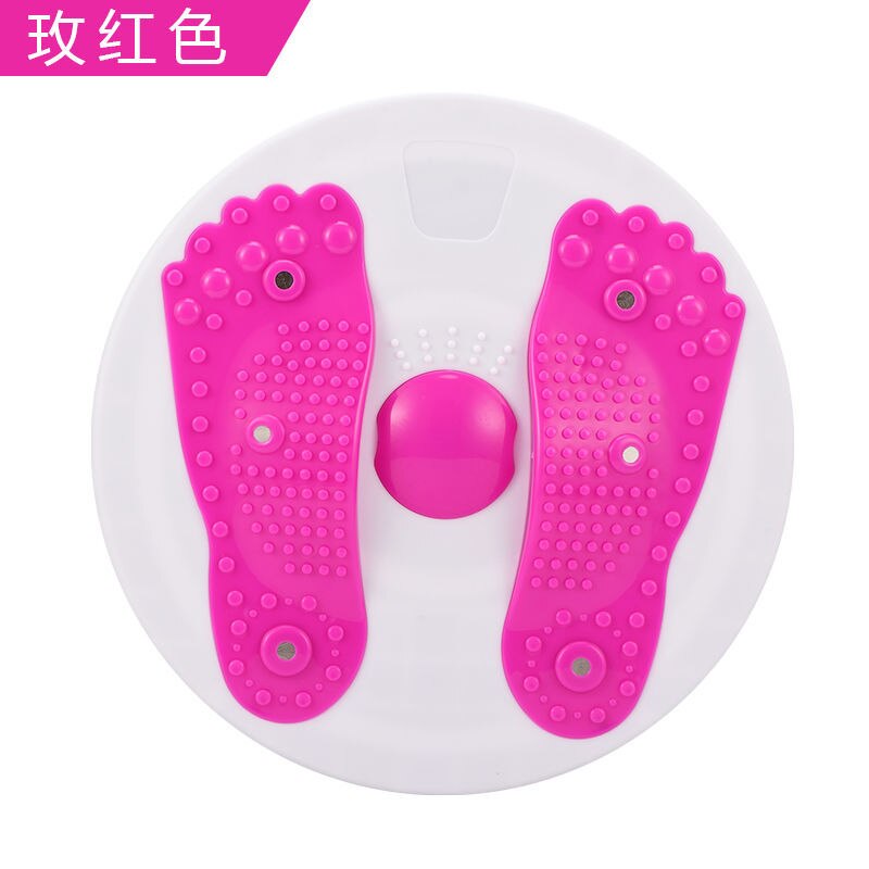 Fitness Waist Twisting Disc Balance Board Fitness Body Building For Sports Magnetic Massage Plate Wobble Waist Twisting Disc: style 2  red