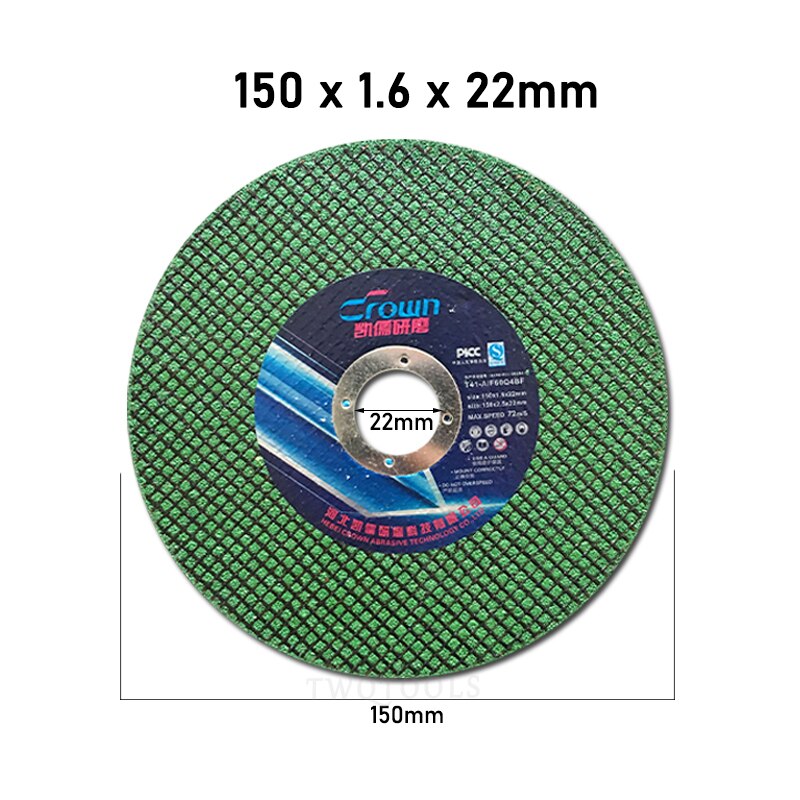 5-25PCS 125/ 150/ 180mm Metal Cutting Disc Angle Grinder Grinding Wheels Stainless Steel Cut Off Wheel 5/ 6/ 7 Inch Resin Blade: 110mm / 320