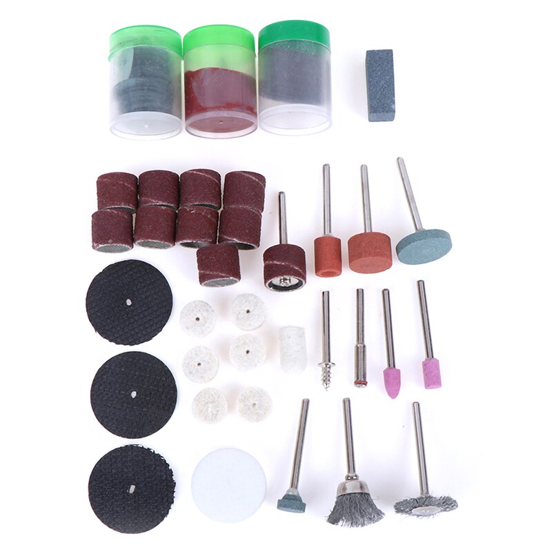 105 st mini elektrisk borrslip roterande verktyg slipning poler fräs set
