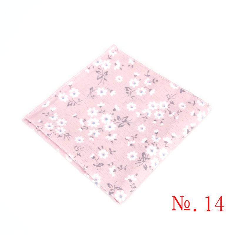 Retro zakdoeken voor kinderen, vintage katoenen zakdoeken, herenpochetten, kinderbloemenprint, casual vintage zakdoeken: 14