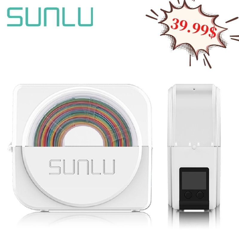 SUNLU FilaDryer S1 Neue 3D Filament Trockner Kasten Kickstarter Anfang Lagerung Halfter Filament Trockenen Kasten für 3D FDM printerss