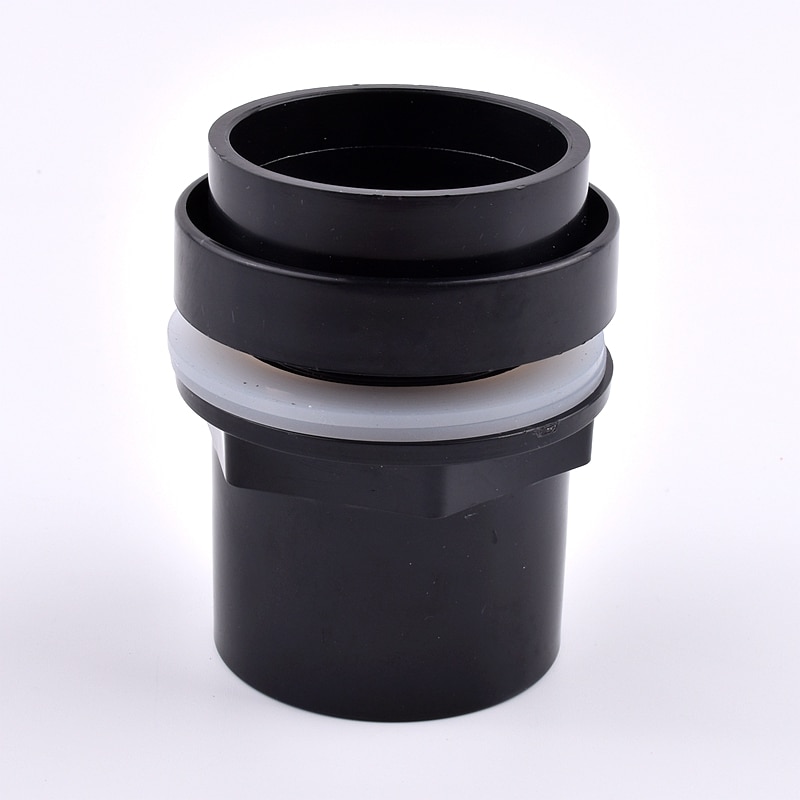 2~20pcs 20~50mm Aquarium Drain Joint PVC Pipe Water Inlet Outlet Fittings Overflow Thread Water Tank Supply Fish Tank Connectors
