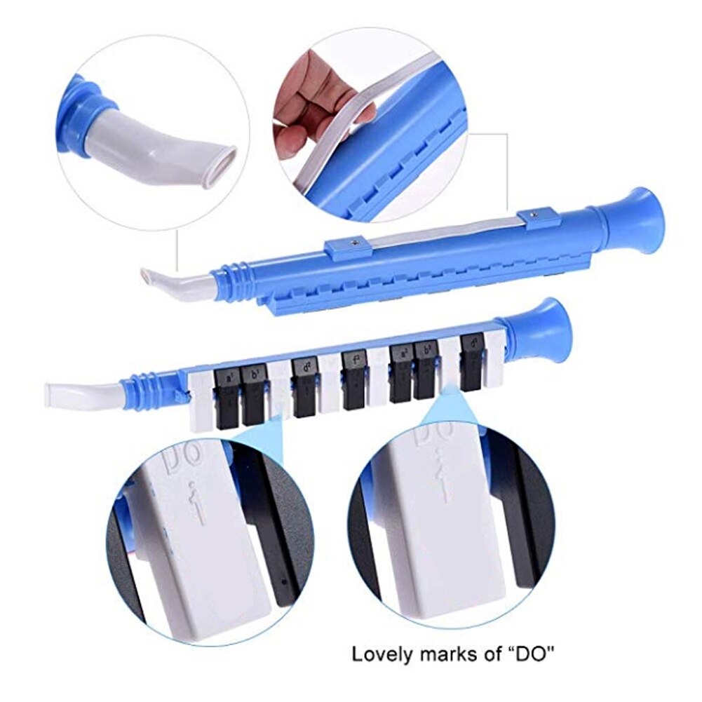 13 Ergonomic Keys Keyboard Harmonica Melodica Pianica Musical Education Instrument for Beginner Kids Children