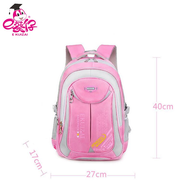 Grote Capaciteit Schooltassen Tieners Meisjes School Rugzak Kinderen Schooltassen Rits Satchel Waterdichte Schooltas Mochila: Pink small