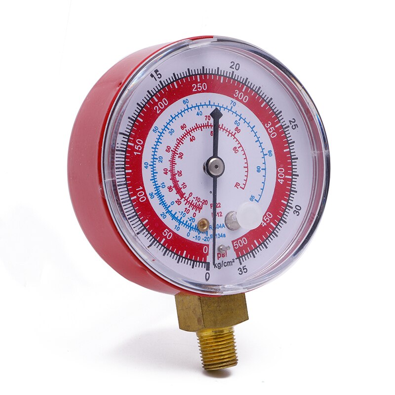 Red Air Conditioner R404/R134A/R22 Refrigerant High Pressure Gauge PSI KPA qiang