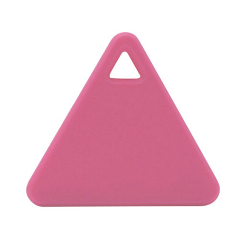 triángulo Pet Bluetooth dispositivo antipérdida teléfono móvil Bluetooth seguimiento de objetos buscador de llaves Anti-Pérdida alarma bidireccional: Rojo