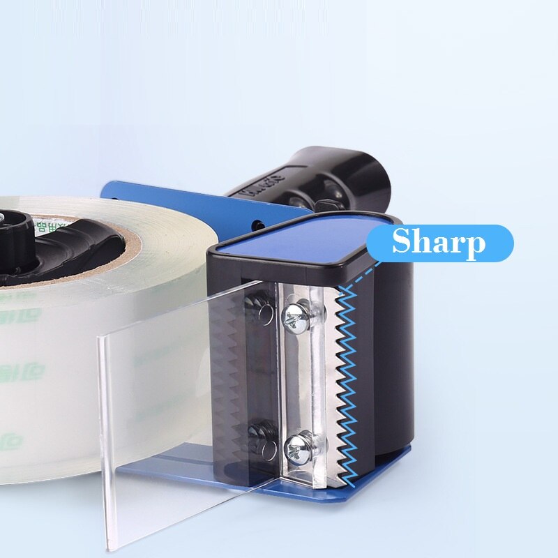2&quot; Tape Dispenser Scotch Dispenser 50mm Width Hand-held Sealer Plastic Handle Metal Tape Cutter Pack