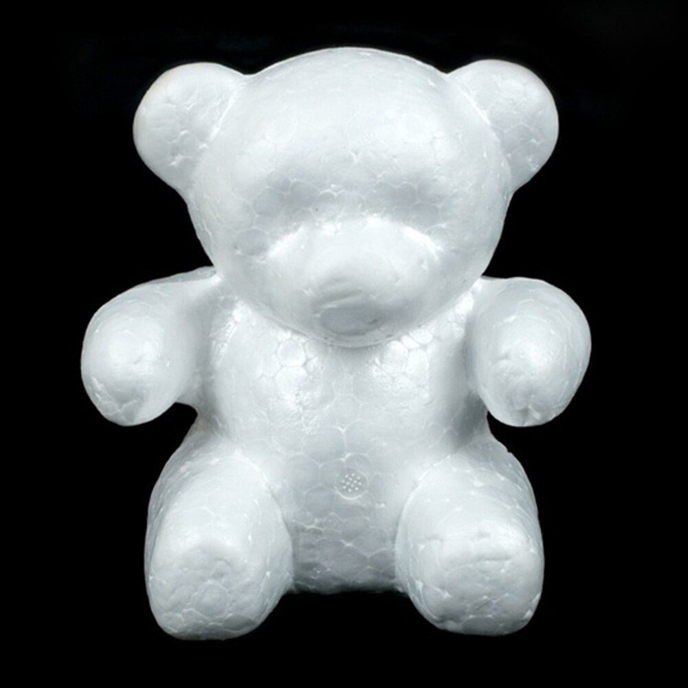 Formato Polistirolo Polistirolo Schiuma Palla Rosa Orso Bianco Del Mestiere per Il FAI DA TE Decorazione Del Partito di Nozze Nuovo Anno di san Valentino Regalo di Giorno
