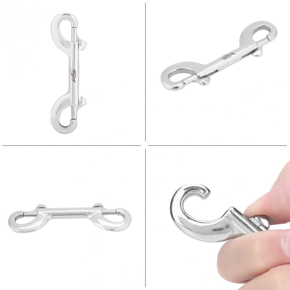 100MM Double Ended Bolt Snap Stainless Steel Swimming Diving Snap Bolt for BCD Safe Spring Hang Buckle Diving Accessory