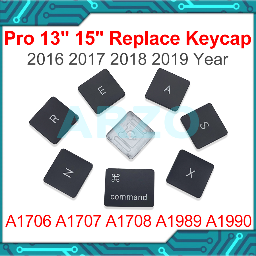  a1706 tasti originali per macbook pro retina 13 " 15 "  a1706 a1989 a1707 a1990 a1708 tasti uno nero layout usa regno unito di ricambio