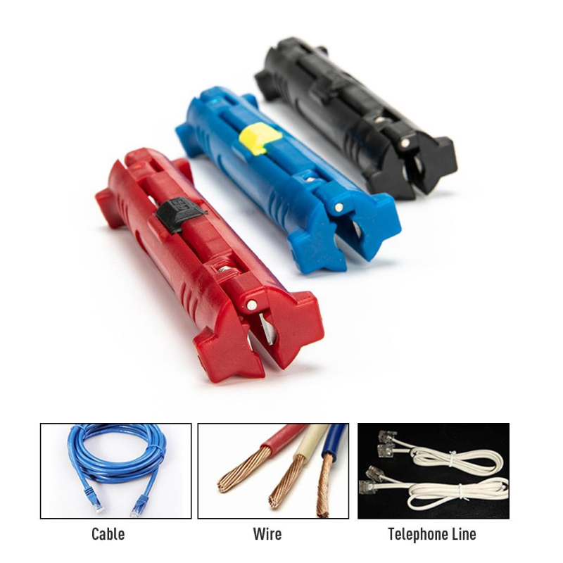 Multi-funktion Elektrische Abisolierzange Stift Kabel Cutter rotierend Koaxial Abisolieren Maschine Zangen Werkzeug