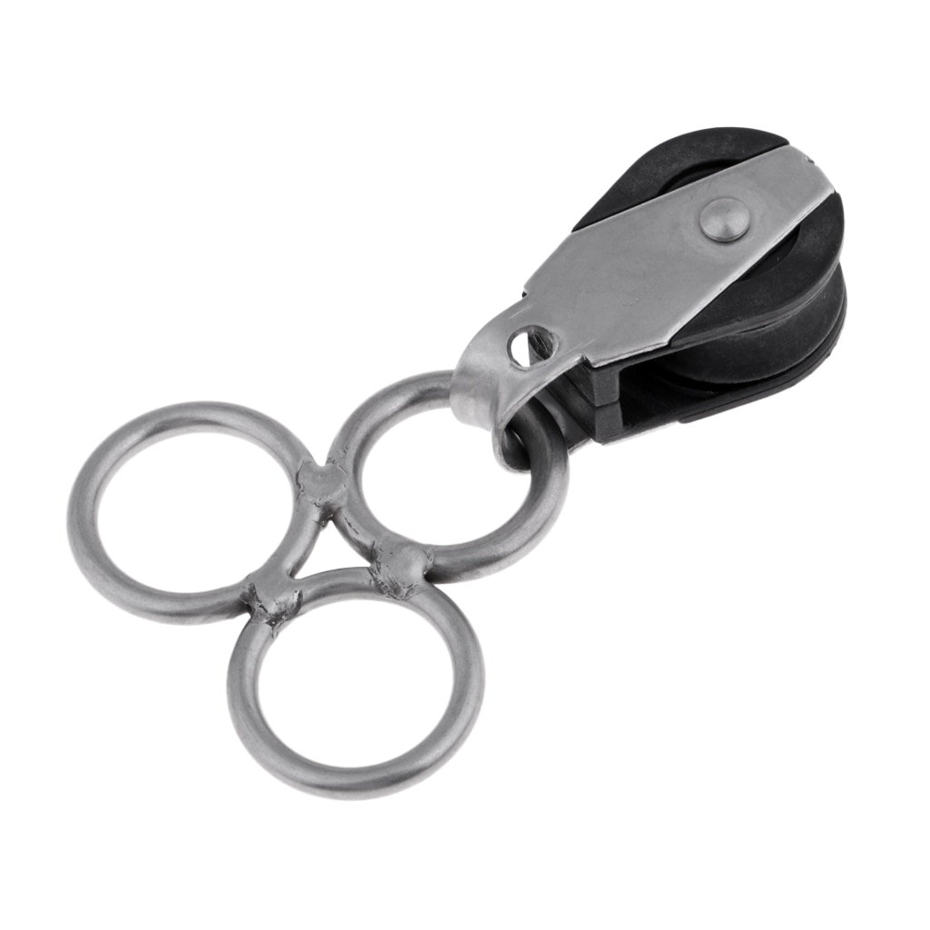 Premium Strong Stainless Steel Kitesurfing Kiteboard Kite Bar Swivel with Pulley Hardware Accessories for Snow Water Kites