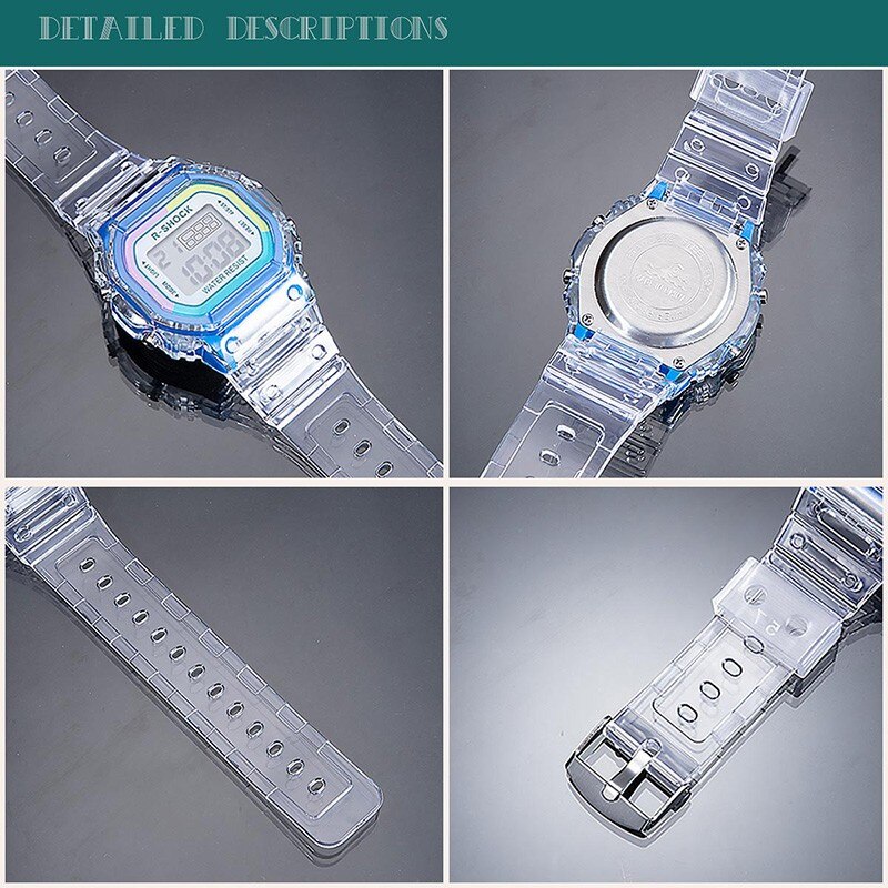 Women Digital Watch Student Sports Watches LED Electronic Wrist Watch Girl Clock Montre Femme