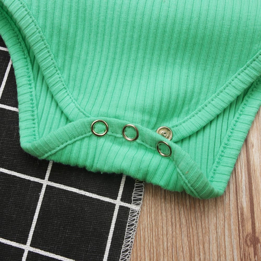 Pagliaccetto del bambino Appena nato Del bambino Del costume Del bambino Del bambino infantile Delle Ragazze Del Manicotto Lungo Solido Delle Increspature Della Tuta Del Pagliaccetto Vestiti Del bambino Vestiti 2019