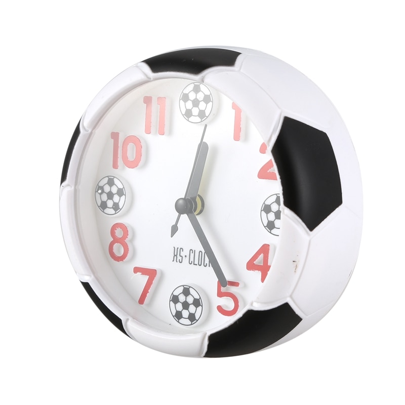 Football Alarm Clock Desktop Alarm Clock Student desktop alarm clock Round alarm clock digital table clock digital poin