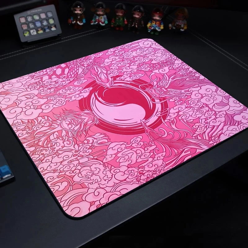 Esports-Tiger-Tapis de souris de jeu Bonito Mouse Sub, tapis de bureau Gamer, polymères protecteurs, Anime Cartoon: Dark Brown