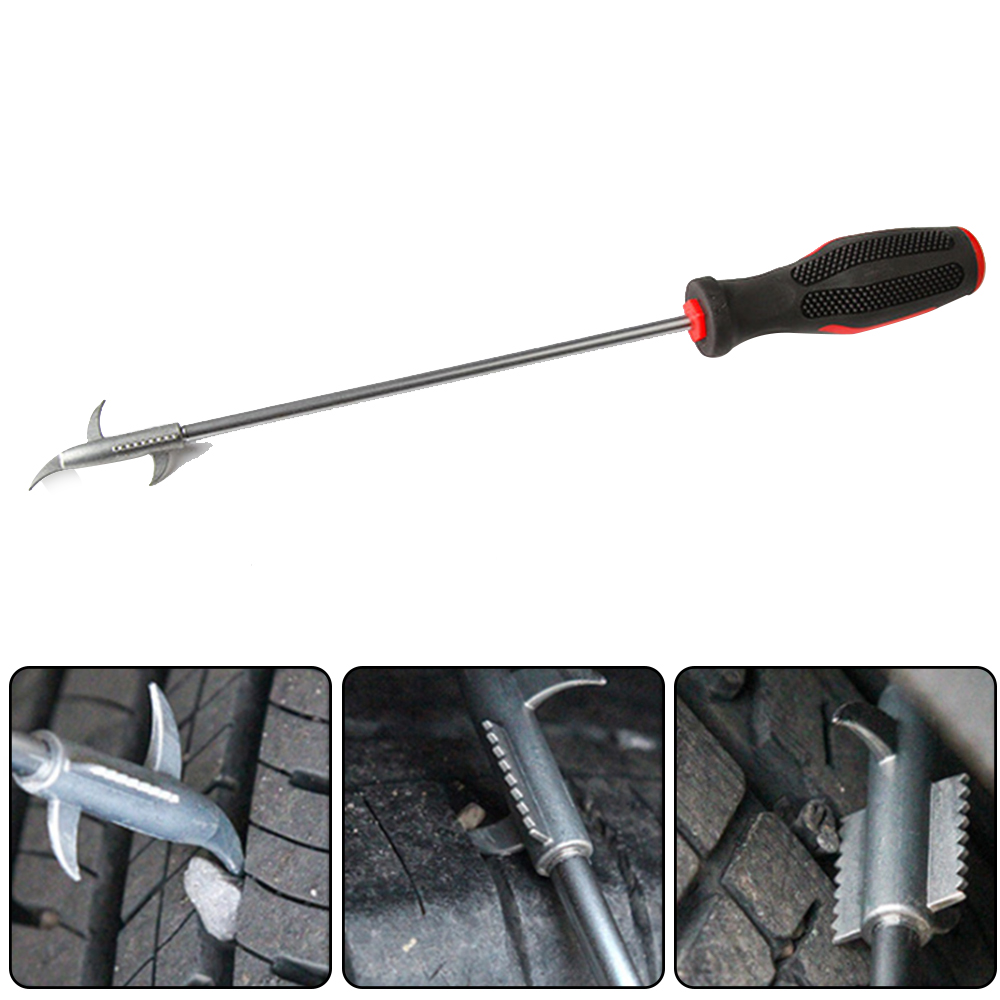 Brosse Pour Jantes Et Pneus Voiture/moto - Poils PP, 27 Cm, Légère, Poignée Ergonomique