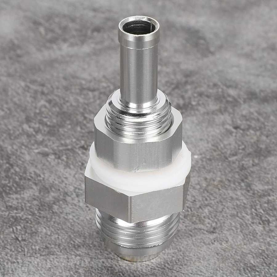 Fuel Systems Quick Connect Fitting AN8 3/8 Flare Bulkhead Hose Barb Aluminum Alloy Universal Fuel Tank Fitting Quick Connect
