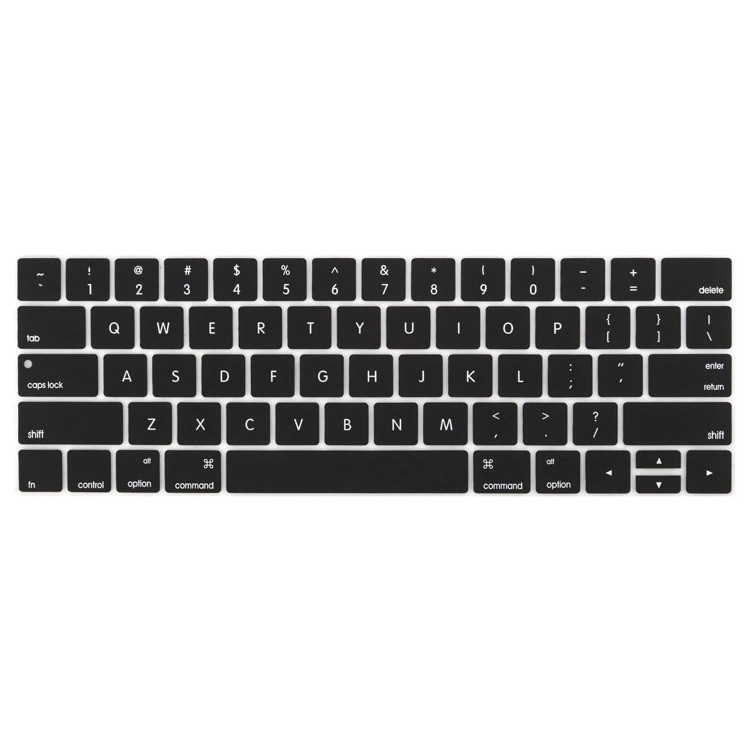 Pokrowiec na klawiaturę MacBook Pro z paskiem dotykowym 13 i 15 2016-2019 Model: A2159, A1989, A1990, A1706, A1707), silikonowy ochraniacz skóry