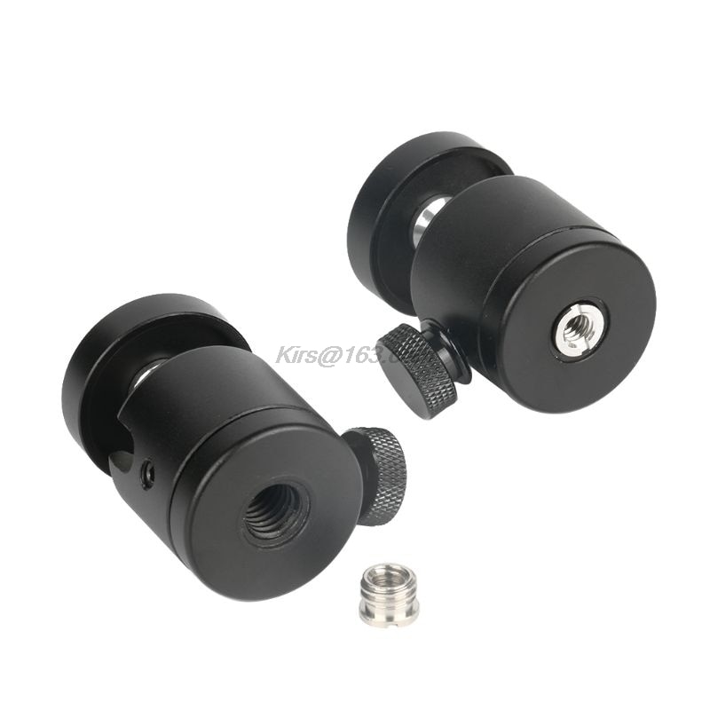 360 Degree Camera Tripod Ball Head 1/4" Screw Mount Bracket for DSLR Camera