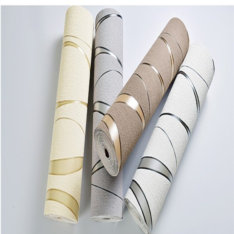 Modern Simple 3d wallpaper home decoration curve stripes living room TV background bedroom wall covering wallpaper decoration