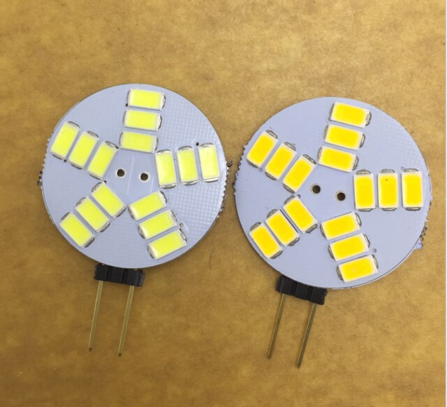 1Pc G4 Led Lamp 4W Lamp 2W 3W Dc 12V 5730 Smd Vervang Halogeen 120 graden Stralingshoek Garantie Lamparas: 4W 15LED / Cold white 6000K