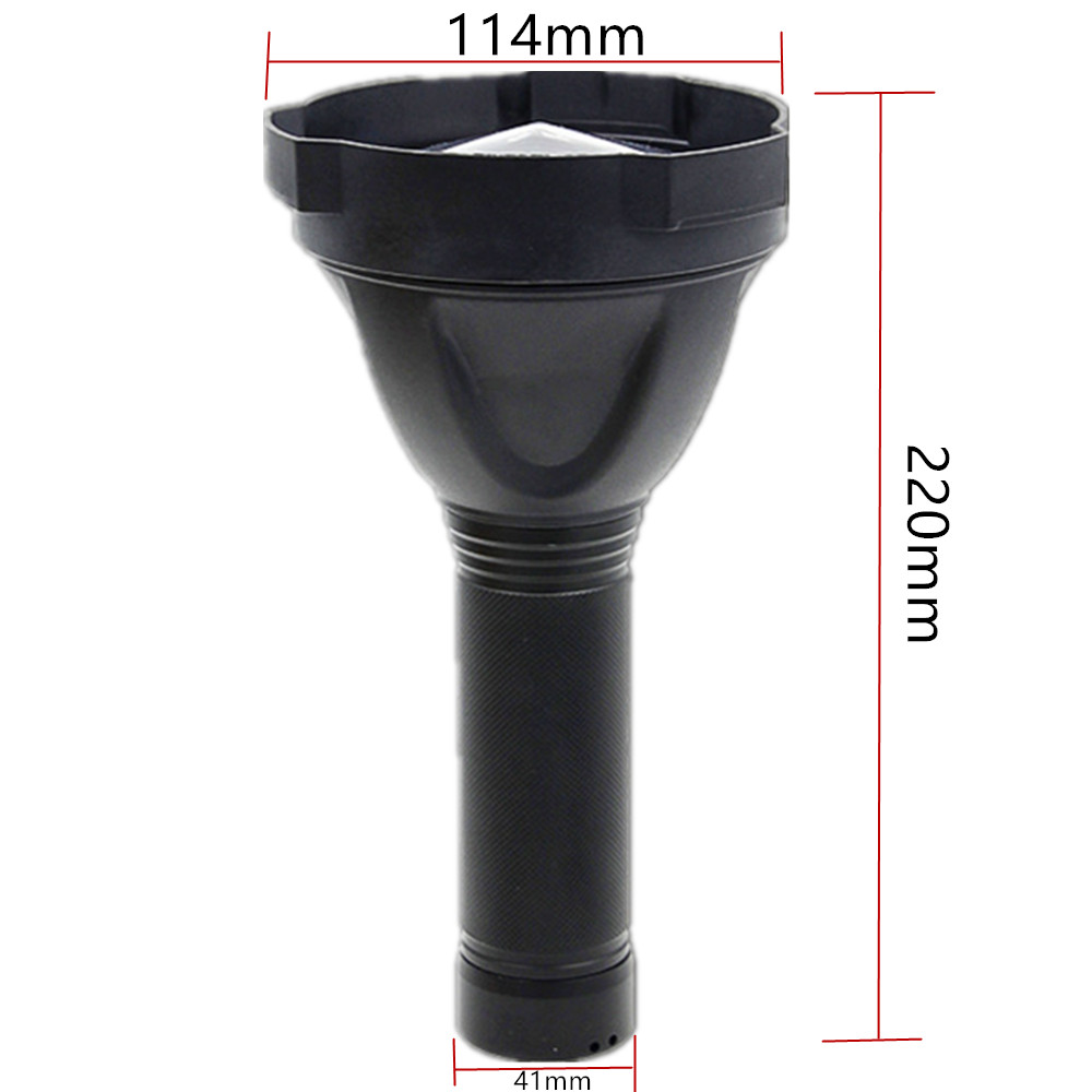 25W LED High Brightness Flashlight Searching SpotLamp USB Rechargeable LED Anti-slip Handle Lightweight Emergency Electric Torch
