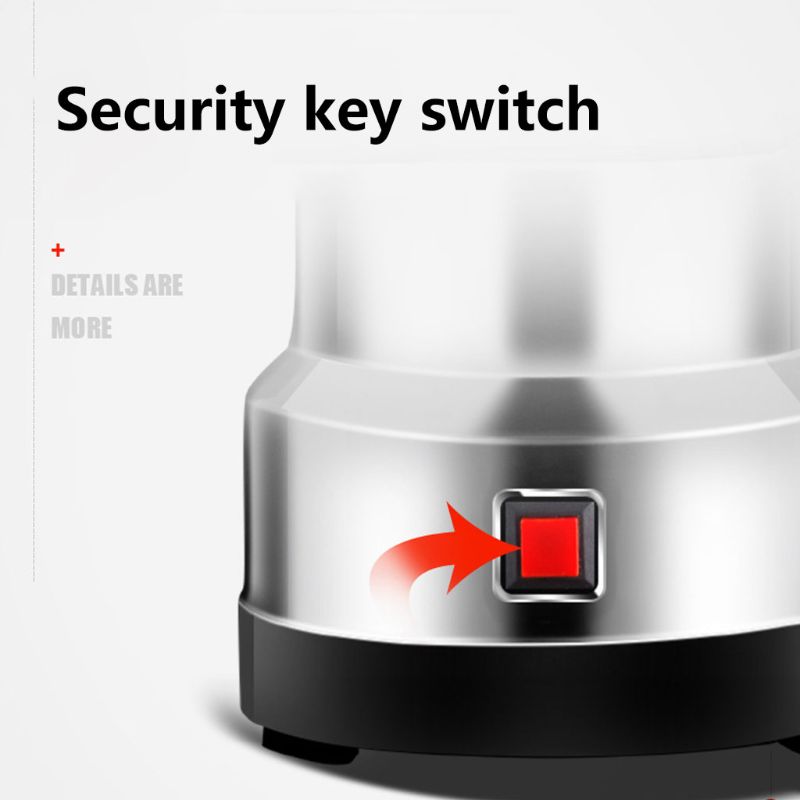 Electric Coffee Grinder Multifunction Stainless Steel Blade Cafe Spice Mill Blender Nut Bean Seeds Grinding Smash Machine