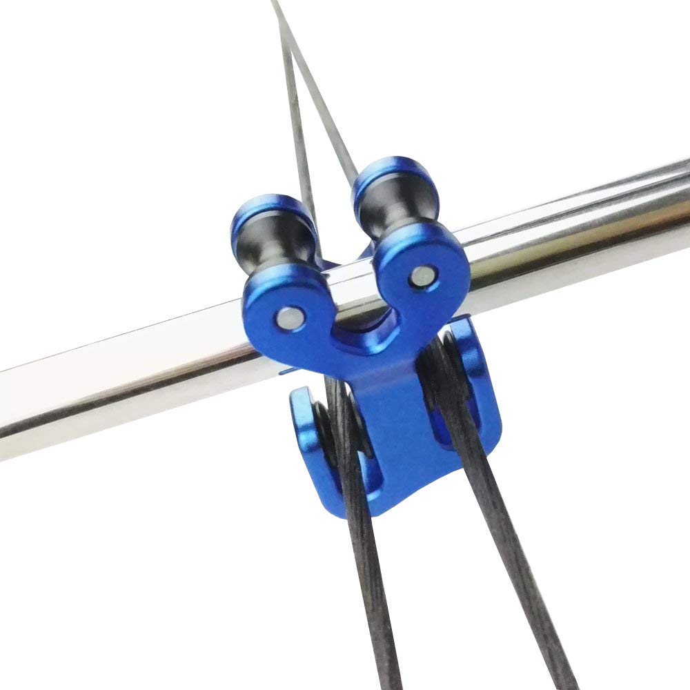 Cable de caza deslizante de aluminio cuerda de aleación Protector y separador para arco compuesto para caza al aire libre
