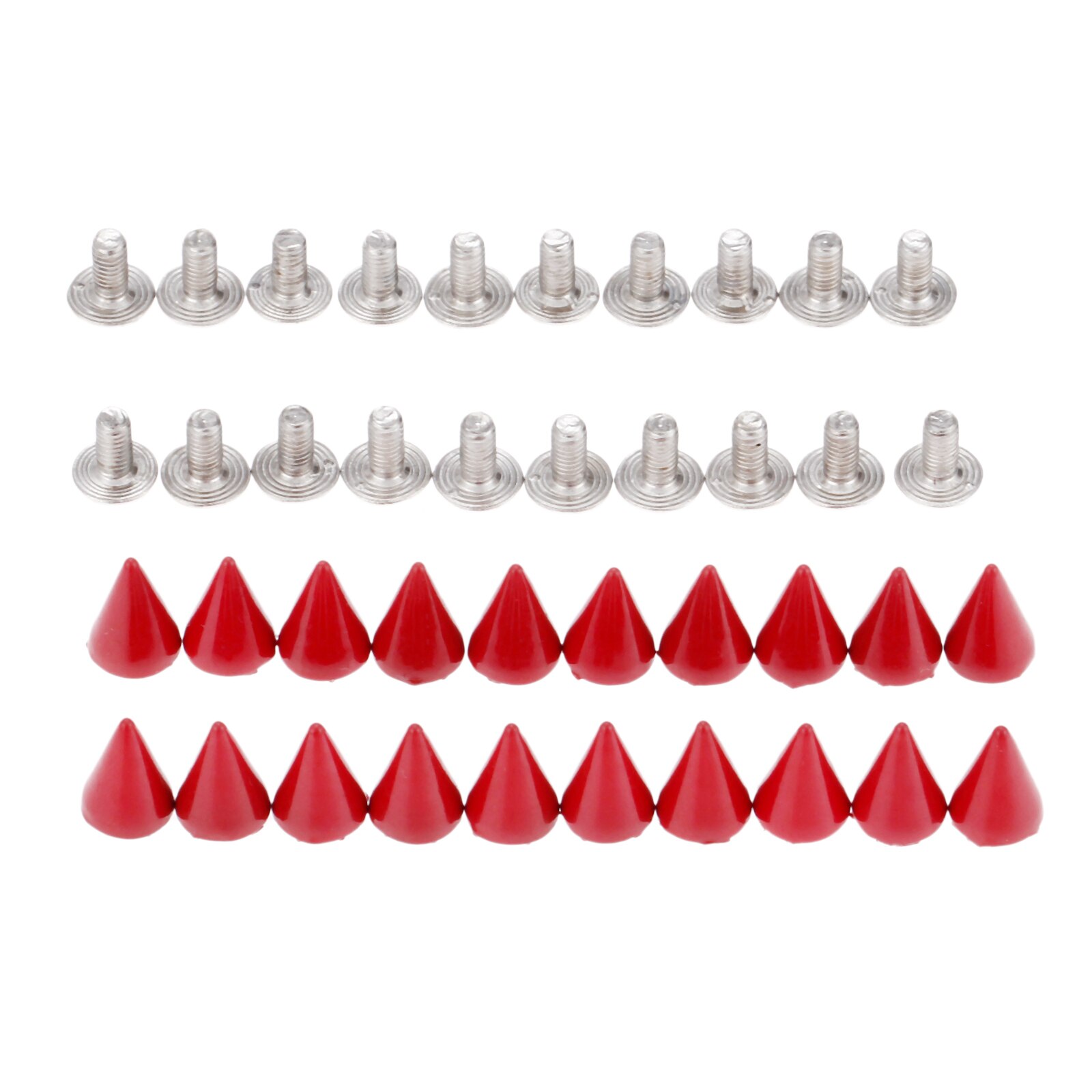 20x Metall Schrauben Knopf Spitze Nieten Handtasche Gürtel Schuhe Punk Bekleidung Leder Schnallen Handwerk Kugel Niet Zucht Spikes DIY handgefertigt: F