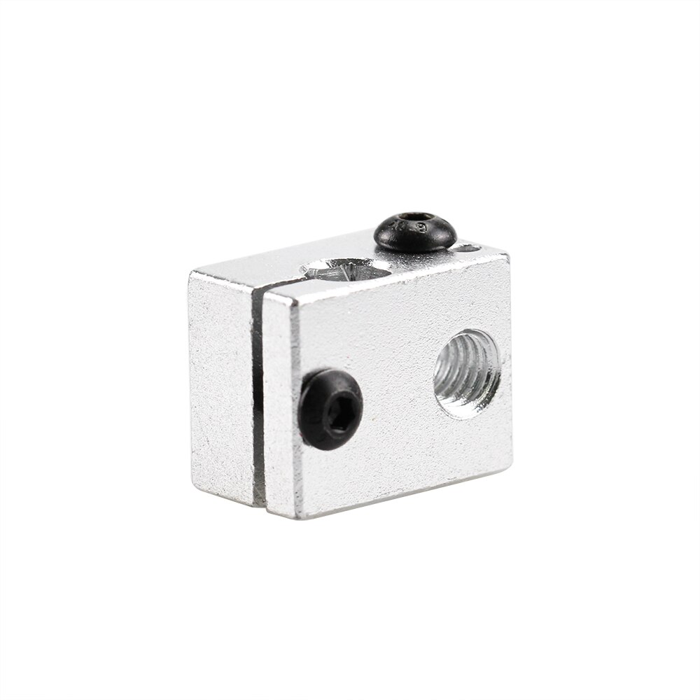 1Pcs Reprap E3D V6 Aluminum Heater Block All-Metal E3D V6 Extruder For HotEnd 20*16*12mm For 3D Printer Parts