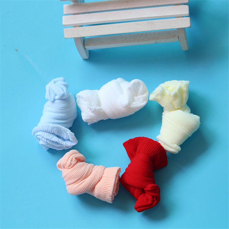 Baby Socks Infant Candy Color Short Socks for Children Breathable Socks Cute Socks Babies Boy Girl Kids Random Color