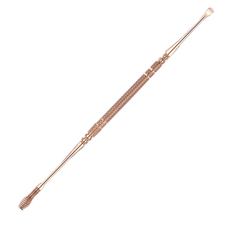 Spiral Massage Ear Pick 360 Spiral Ear Wax Remover Ear Canal Cleaner Stainless Steel Flexible Ear Care Tools: Golden