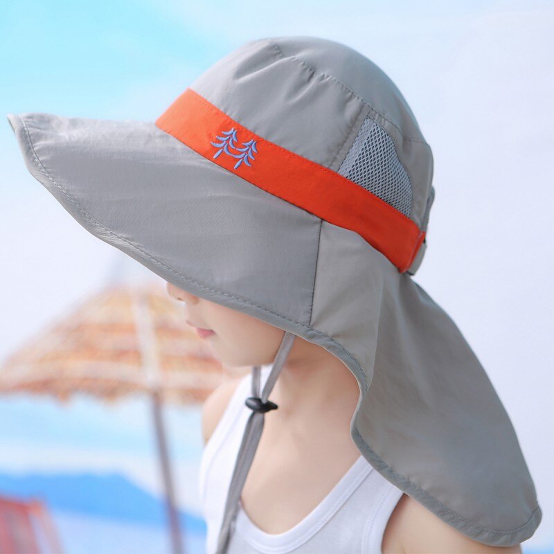 Criança verão boné sol praia chapéu anti-uv crianças viagem menina crianças infantil acessórios chapéu aba larga larga