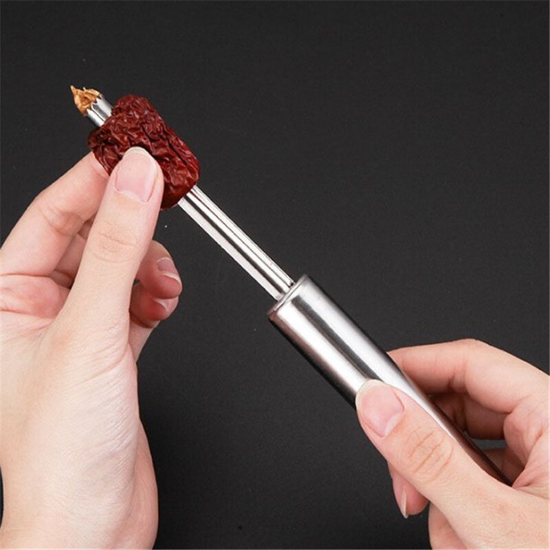 Fruitgereedschap, ontpitverwijderaar, roestvrijstalen keukengereedschap, appelboor, appelsnijder, stalen snijder, groenteschiller