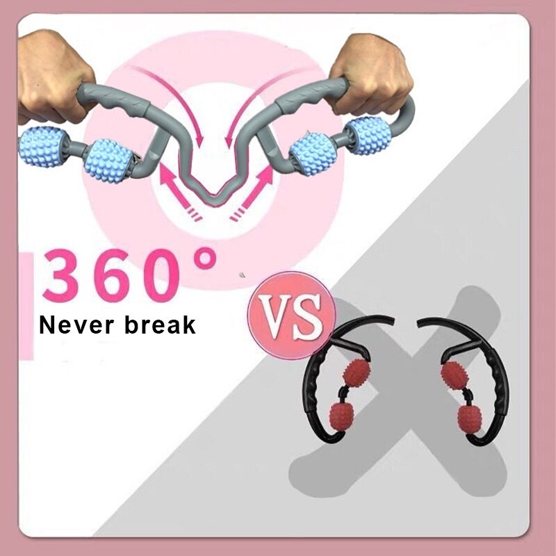 Muscle Relaxer Massage Roller Skinny Leg Massage Therapy Calf Muscles Yoga Fitness Equipment