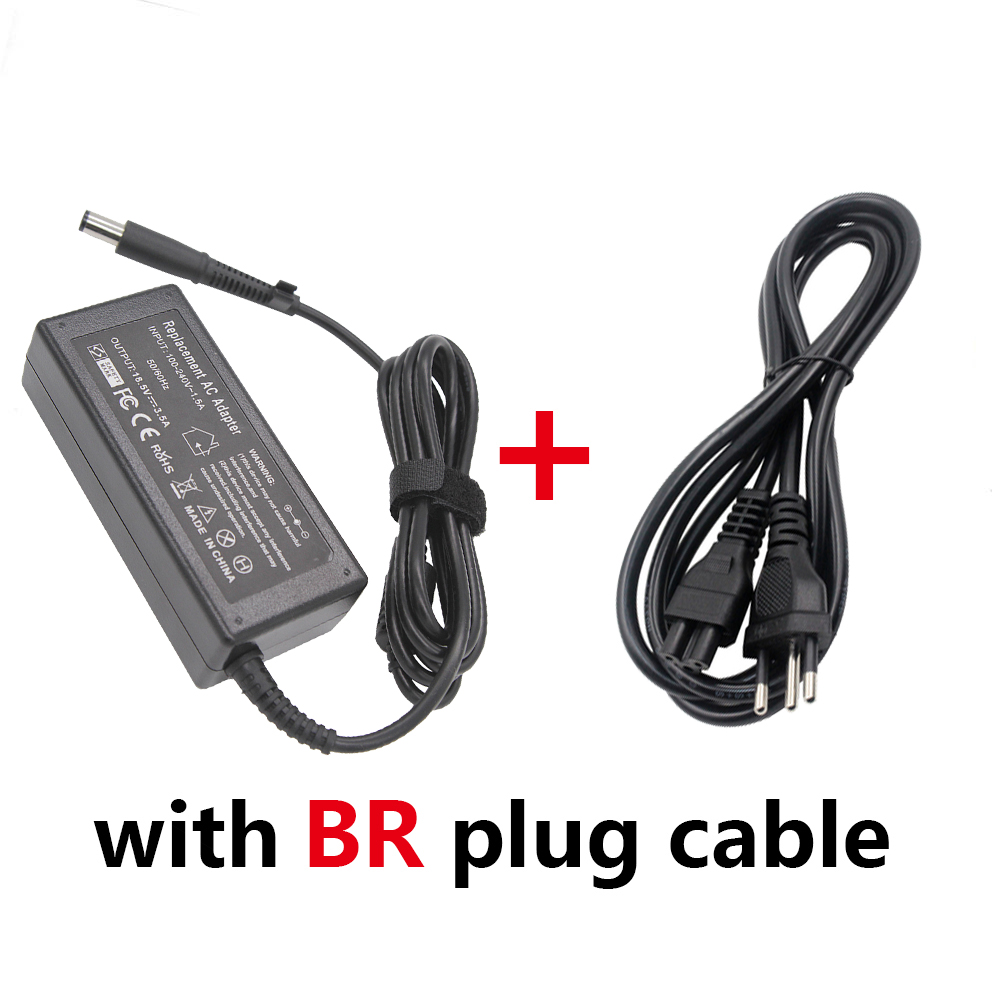 18,5 V 3,5 A 7.4*5,0mm 65W AC Laptop Adapter Ladegerät für HP Compaq Pavillon G6 DV5 DV6 DV7 DV4 G50 G60 N193 CQ43 CQ32 CQ60: Black